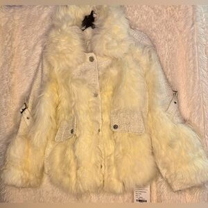 Vintage Tweed Jacket with Genuine Fox Fur Trim – NWT | Boutique Luxury